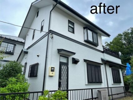 町田市Y様邸で屋根塗装工事