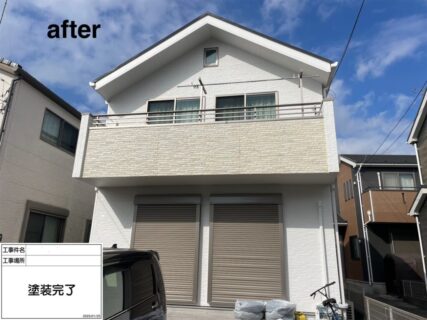 相模原市H様邸で屋根外壁塗装・防水工事