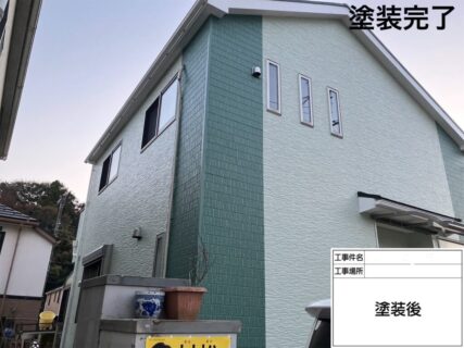 町田市K様邸で屋根外壁塗装・防水工事