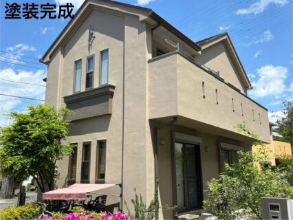 八王子市Ｉ様邸で屋根外壁塗装・防水工事