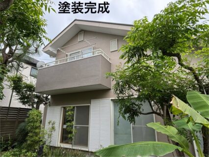 町田市S様邸で屋根外壁塗装・防水工事