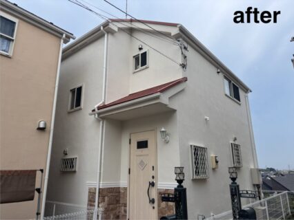 町田市S様邸で屋根外壁塗装・防水工事